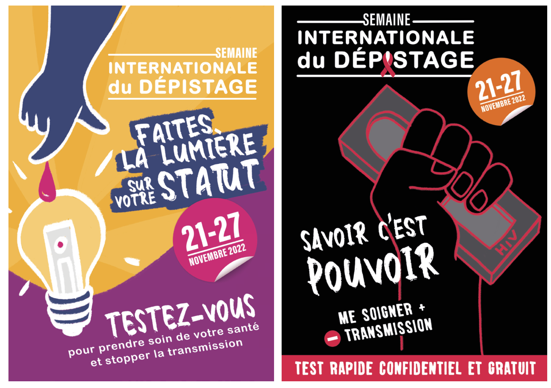 Affiche dépitage VIH KAOCOM