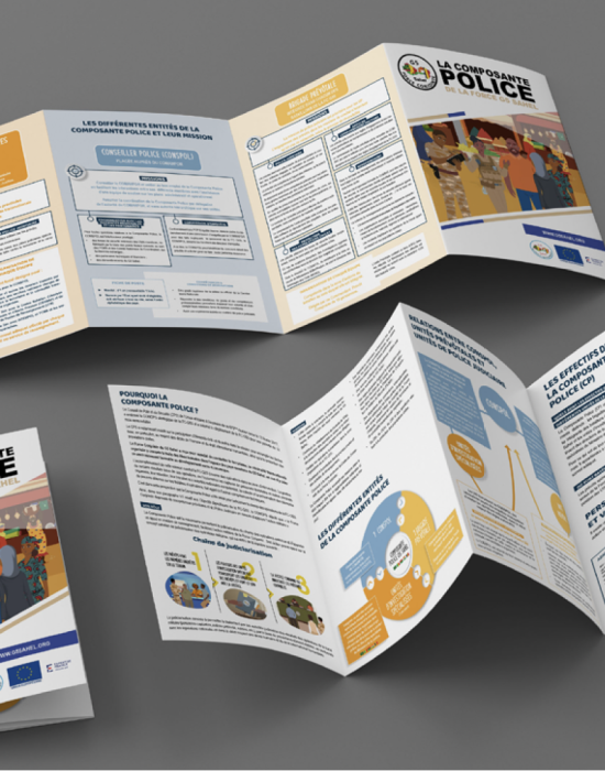 Mise en page - composante police KAOCOM